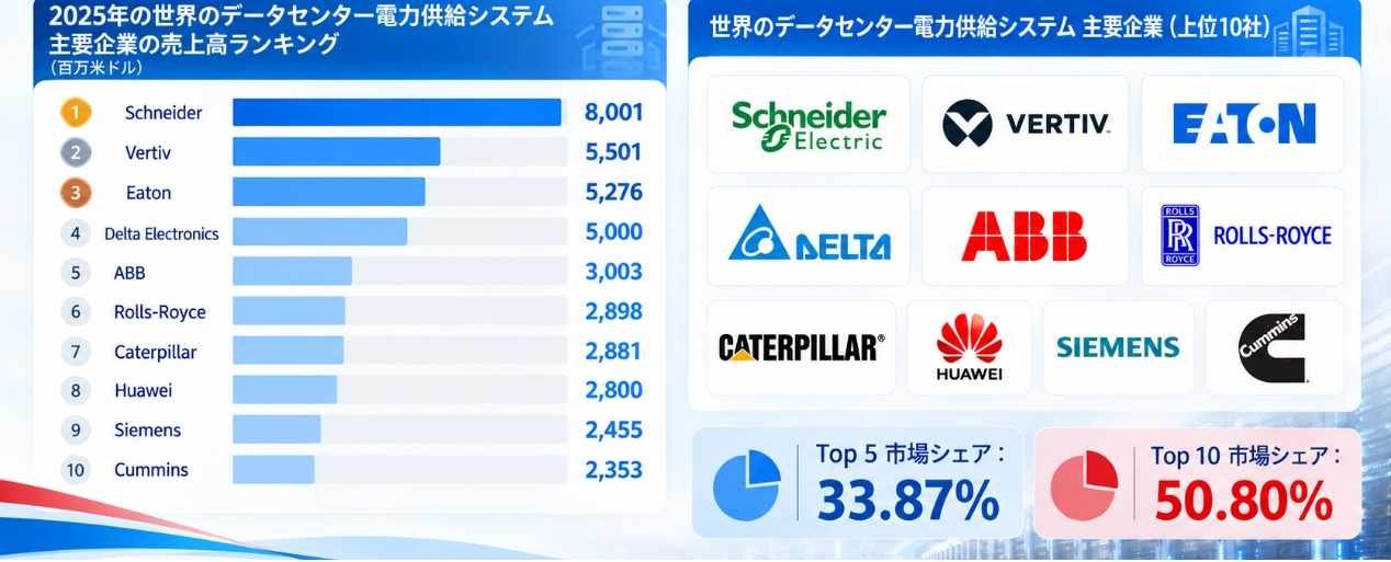 世界データセンター電源システム市場の成長予測2026~2032 5